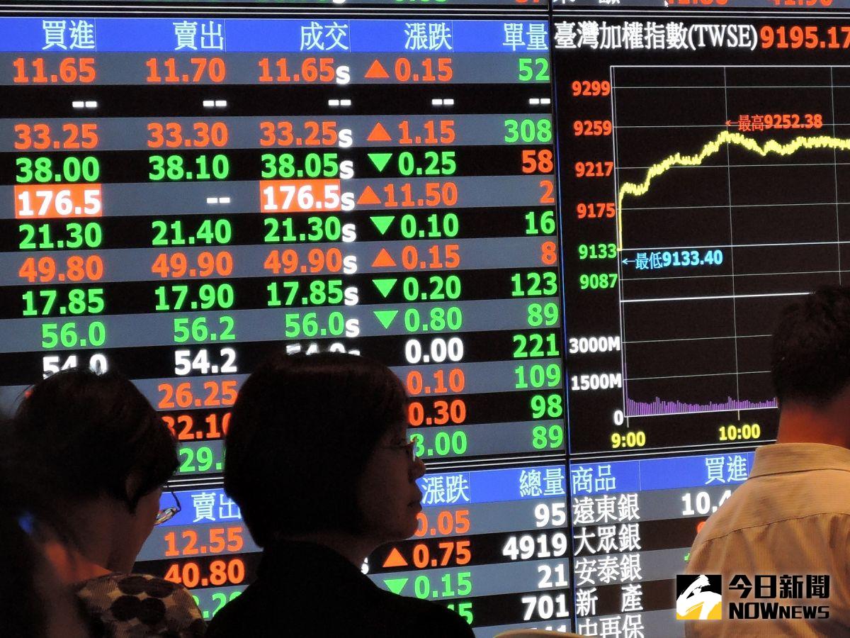 ▲台北股市今(28)日開盤跌26.88點,加權股價指數以17286.89點開出,隨後一度跌近200點。(圖/NOWnews資料照片)