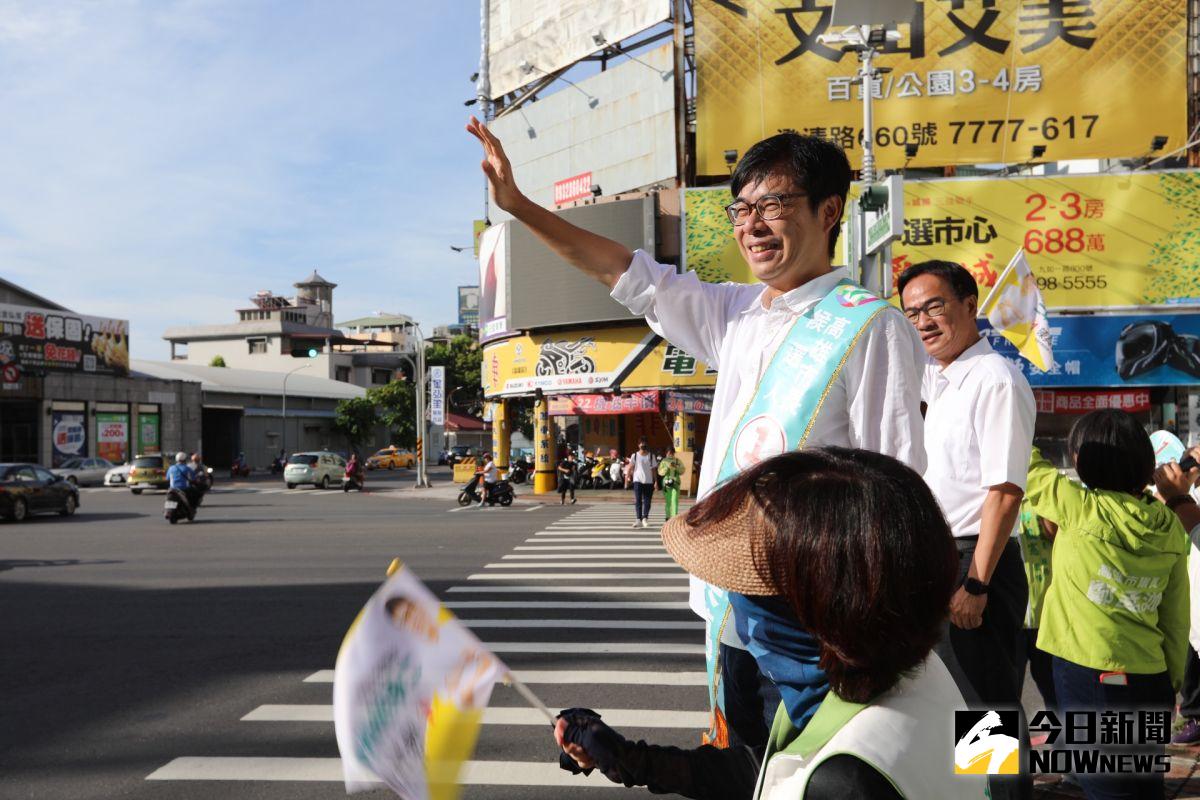 ▲高雄市長補選15日投票，民進黨候選人陳其邁舉行選前之夜做最後衝刺，總統蔡英文現身力挺再催票。（圖／NOWnews資料照，記者郭俊暉攝）