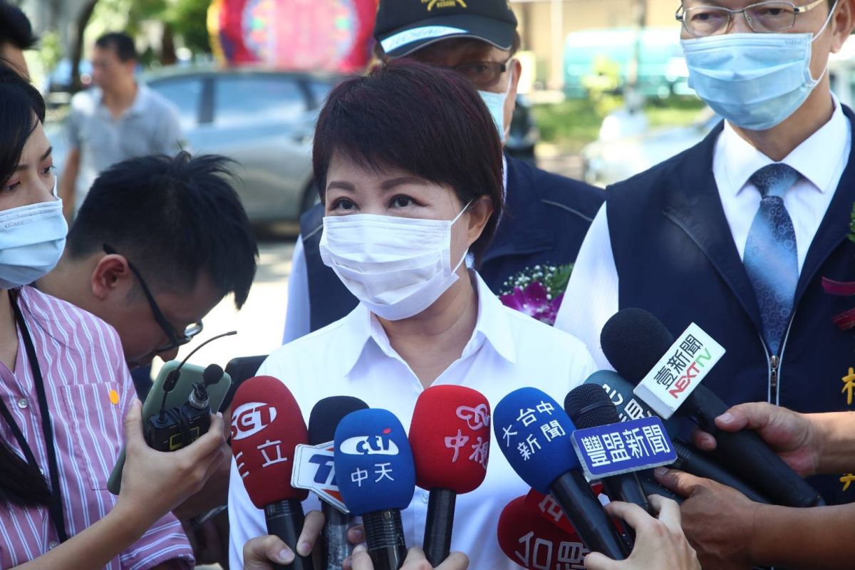 ▲近日台中鉛中毒案，市長盧秀燕表示，協助民眾藥物檢驗，市府也協助民眾求償(圖／柳榮俊攝2020.8.12)
