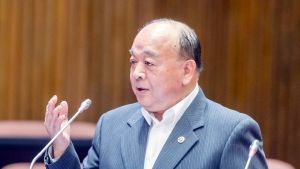 軍人出身的國民黨立委吳斯懷12日發表美台關係看法,也提到「首戰即終戰」。(圖/翻攝吳斯懷臉書) ▲國民黨立委吳斯懷。(圖/翻攝吳斯懷臉書)
