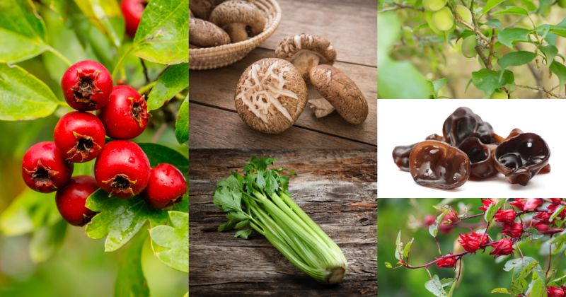 ▲六樣天然食材。(圖/shutterstock)