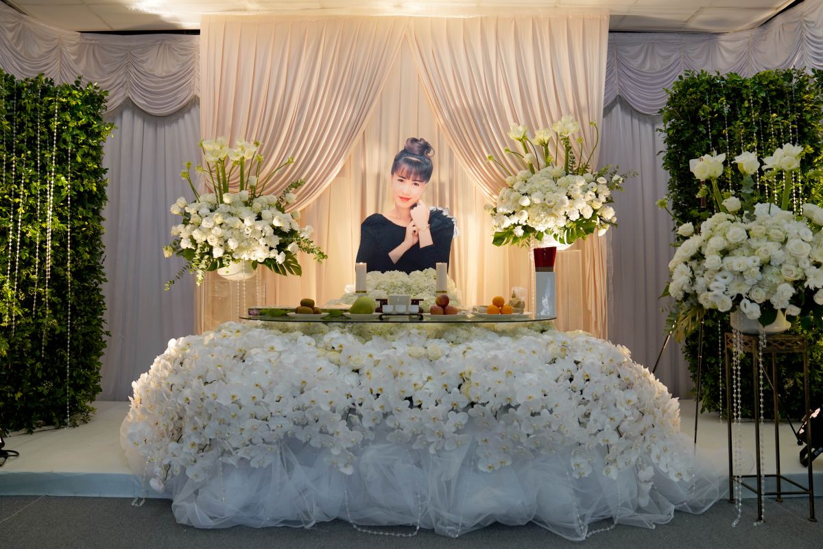 ▲羅霈穎公祭上播放的歌曲是她生前最愛的曲子，于美人現場念歌詞表達對羅霈穎的思念。（圖／冬瓜行旅（小冬瓜）提供）