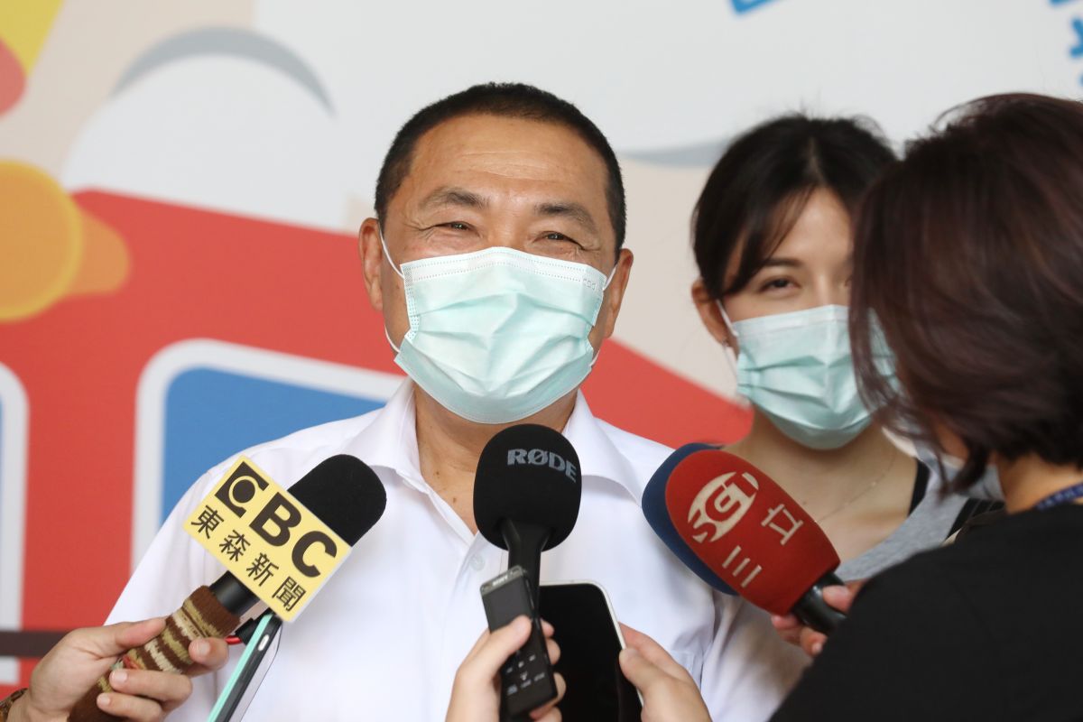 ▲侯友宜表示，「鵝蛋跟選舉有什麼關係，我真的不懂」。（圖／記者宋原彰攝，2020.08.15）