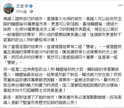 ▲(圖/翻攝王定宇臉書)
