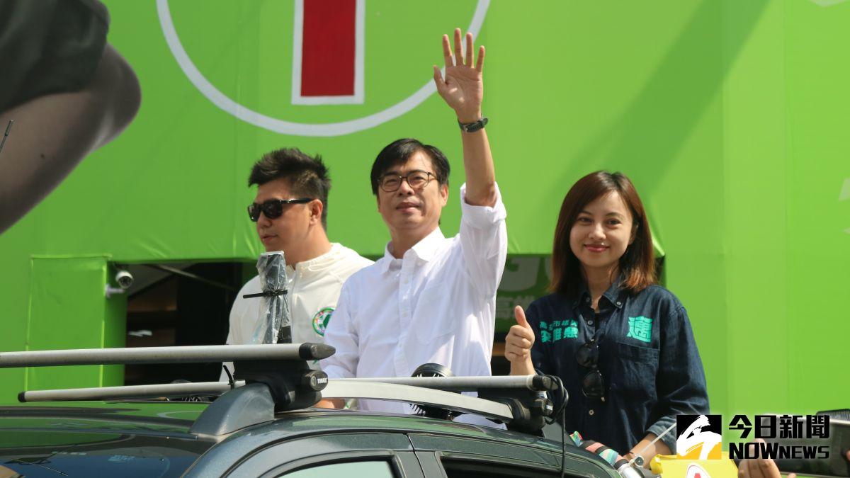 ▲高雄市長補選當選人陳其邁今（16）日起展開一連三天的謝票行程。（記者鄭婷襄攝，2020.08.16）