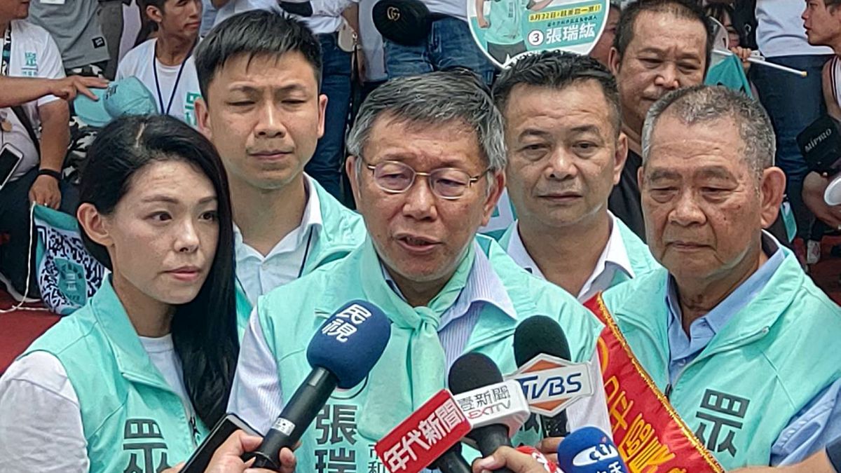 ▲身兼台灣民眾黨主席的台北市長柯文哲，16日受訪時，針對外界批評他在吳益政落選後並未出面陪同一事，表示民進黨操控媒體帶風向。（圖／台灣民眾黨提供）