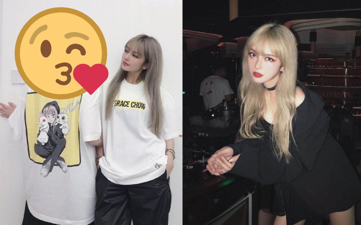 ▲狠斷羅志祥4個月，周揚青（右）突然同框老公。（圖／周揚青微博、IG） 