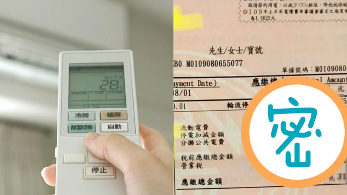 ▲夏季電費人人擔心，不過就有網友實測「24小時冷氣不關機，讓家中恆溫26度」，結果出爐讓他嗨翻。（合成圖／左圖取自PhotoAC；右圖翻攝自臉書）