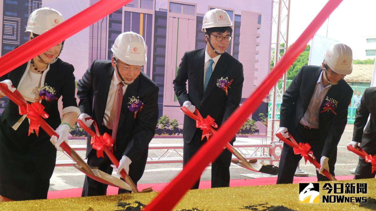 ▲陳其邁今（17）到楠梓加工區參加日月光半導體K13動土典禮。（圖／記者鄭婷襄攝，2020.08.17）