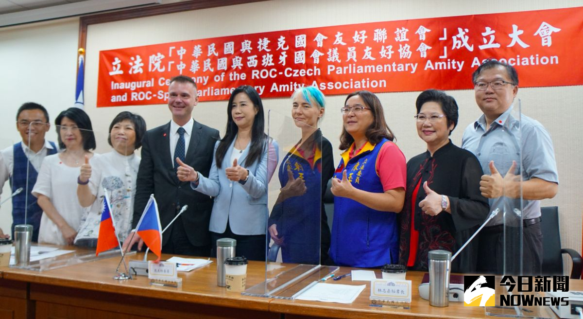 ▲立法院17日成立「中華民國與捷克國會友好聯誼會」，捷克駐台代表朗樂也出席成立大會，進一步促進台捷國會外交和民間交流。（圖／記者呂炯昌攝.2020.08.17）