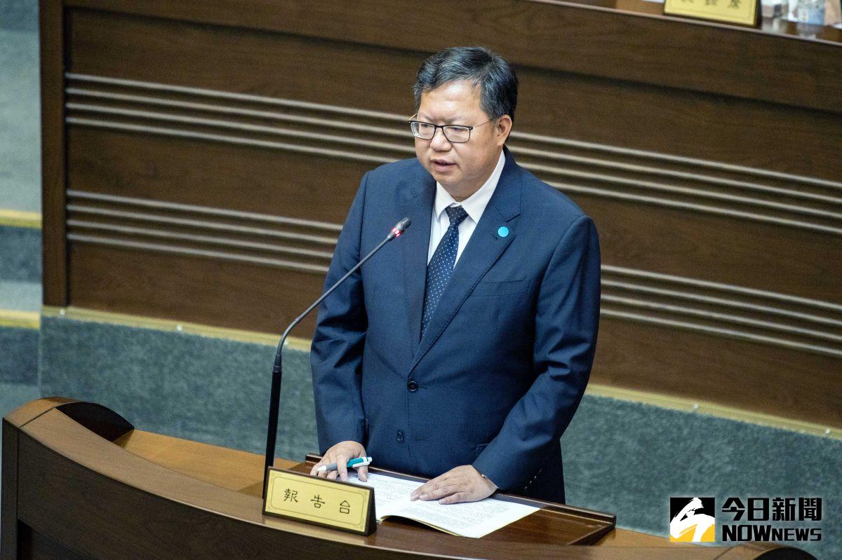 ▲鄭文燦說，對於未來的市長人選，他採取開放態度，相信最強的接班人會由黨內初選機制產生。（圖／記者李春台攝, 2020.08.17）