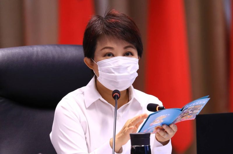 ▲市長盧秀燕表示，調撥徵用為「居家檢疫替代所」，不會收一般旅客。(圖／柳榮俊攝2020.8.18)