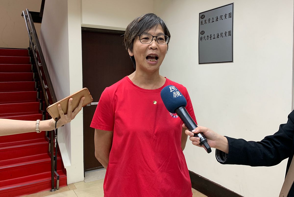 ▲身兼民眾黨組織部召集人的立委蔡壁如，認為若是黨內需要她負責，她願意讓更有能力的人來擔任。（圖／記者丁上程攝,2020.8.18）