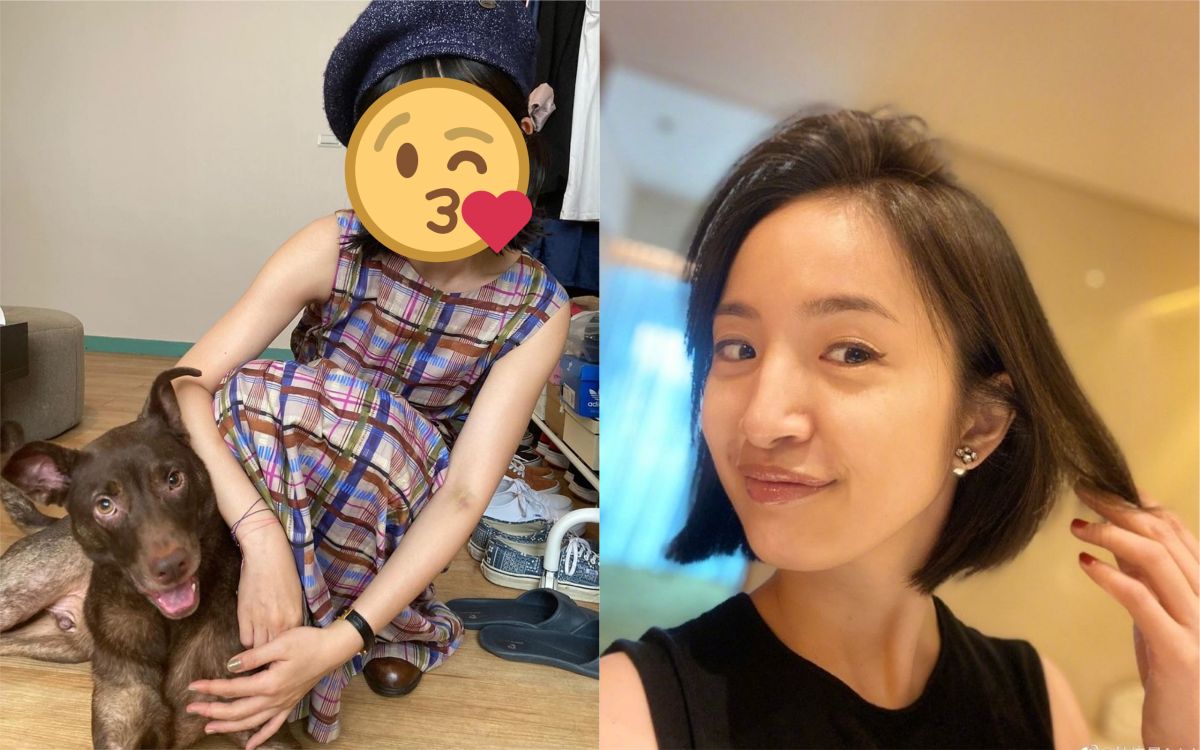 ▲林依晨變學生妹，掰了長髮後再配眉上激短瀏海。（圖／林依晨IG）