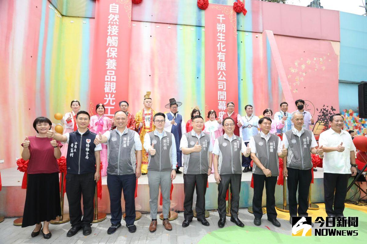 ▲鄭文燦表示，隨著後疫情階段，國內旅遊盛行，新型態觀光工廠將成為國人旅遊另類新選擇。（圖／記者李春台攝, 2020.08.18）