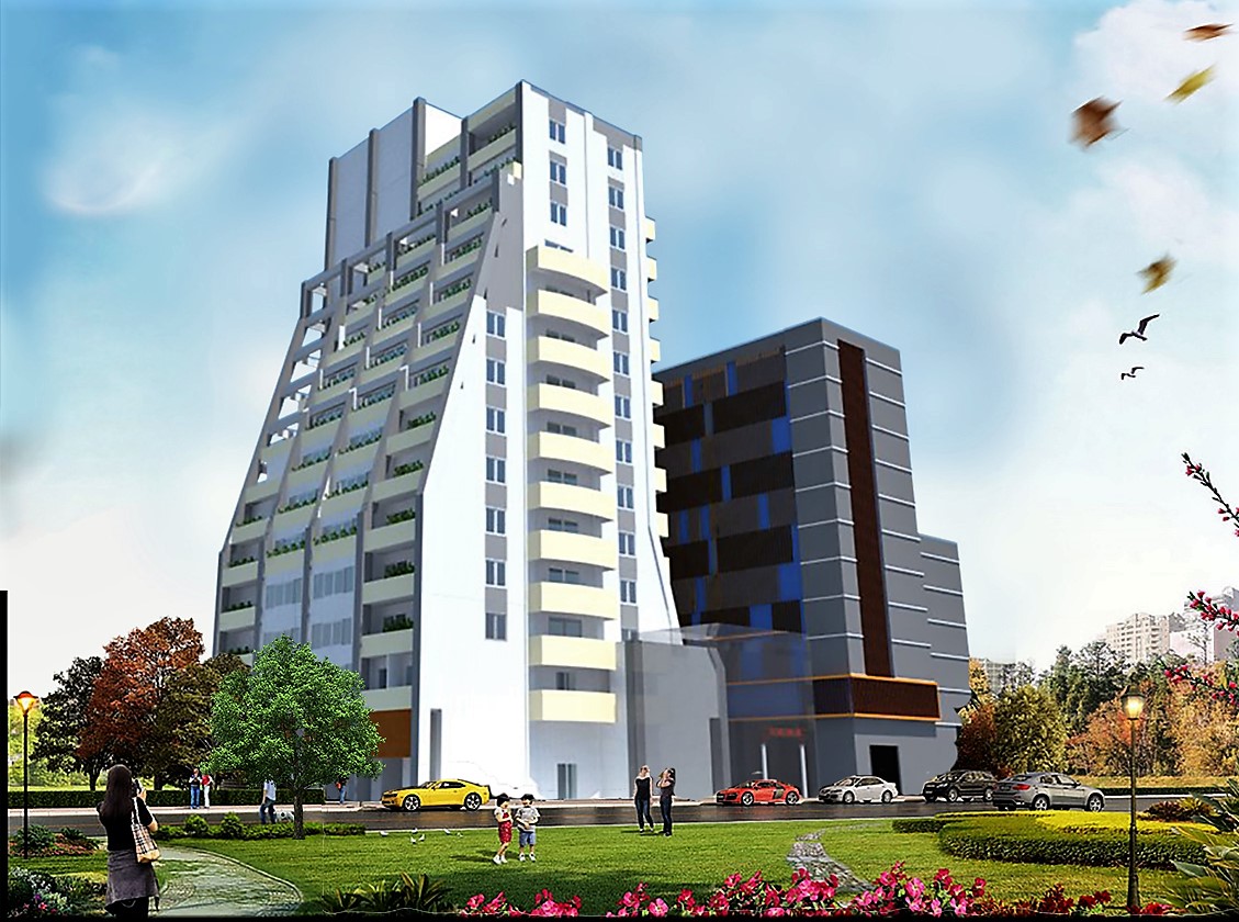 ▲澎湖文康市場都更案預計興建地下2層、地上14層鋼筋混凝土結構建築物，並規劃1F商場、2F電影院、3至14F為住宅外。（圖／澎湖縣建設局提供）