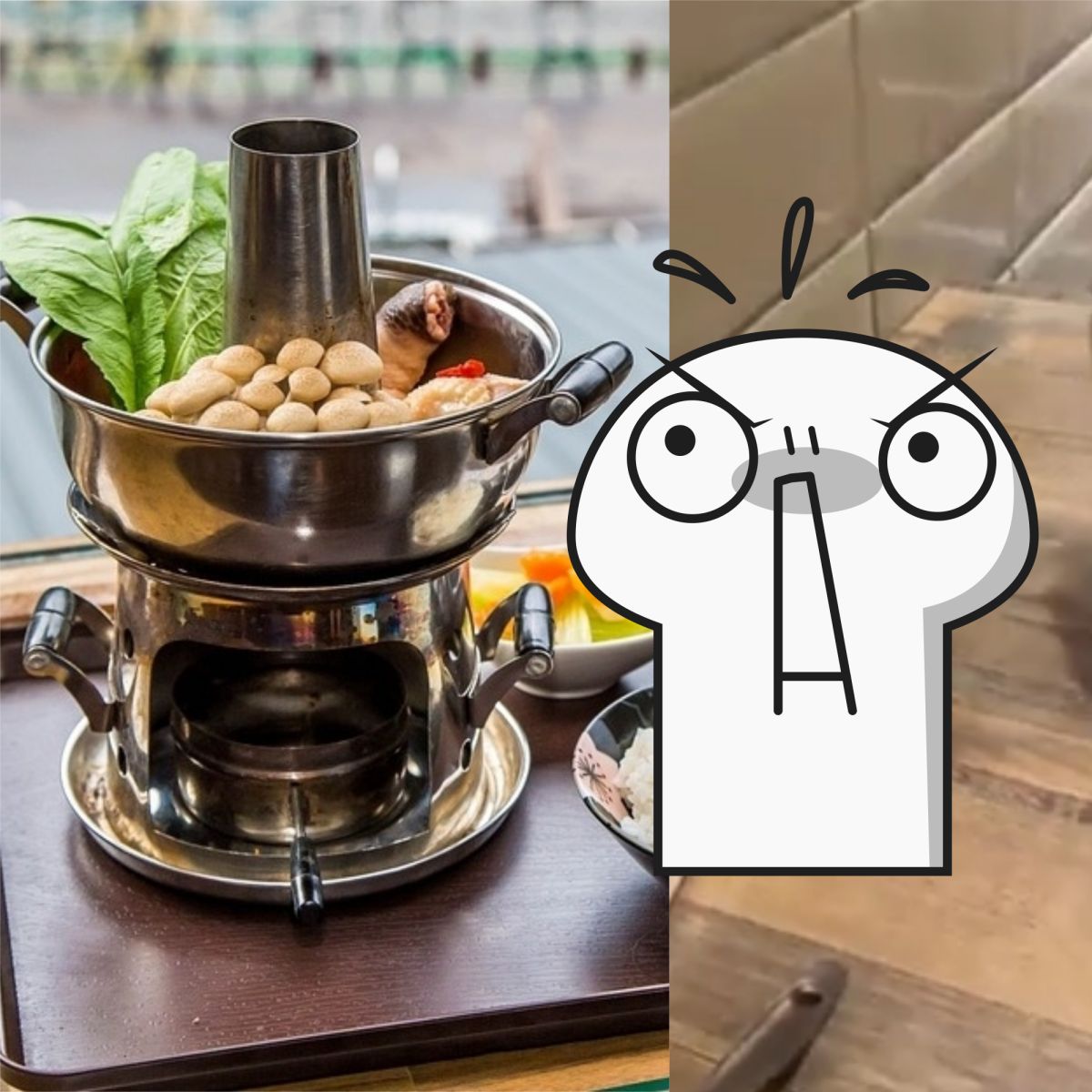 ▲女網友分享，相約出來一起吃飯，對方的行為出乎意料，也讓她感到相當尷尬。（示意圖／翻攝自《Dcard》及 《pexels》）