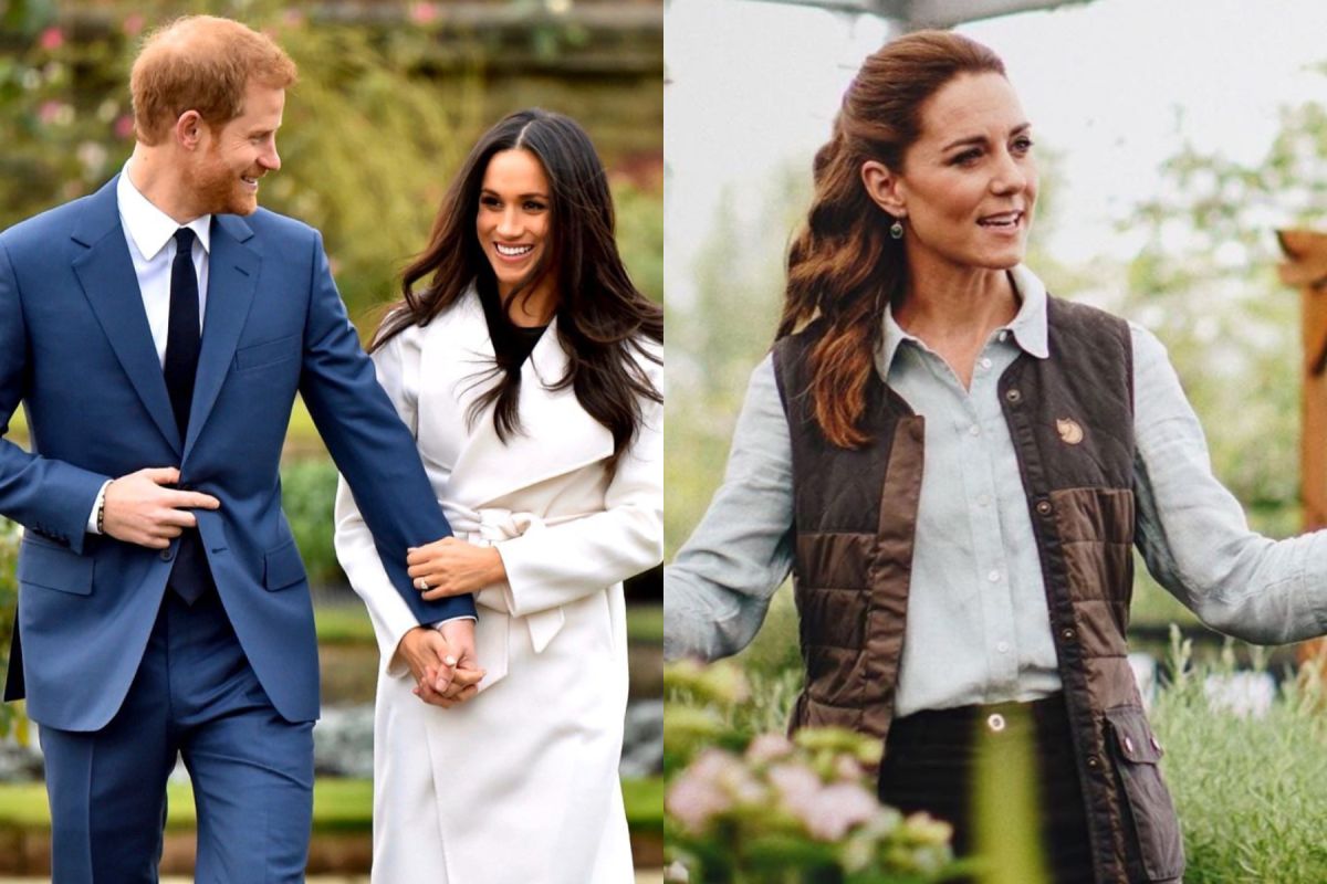 ▲梅根與哈利（左圖）被傳參與新書，裡頭講了很多皇室內幕。（圖／取自梅根、哈利、英國皇室官方IG）