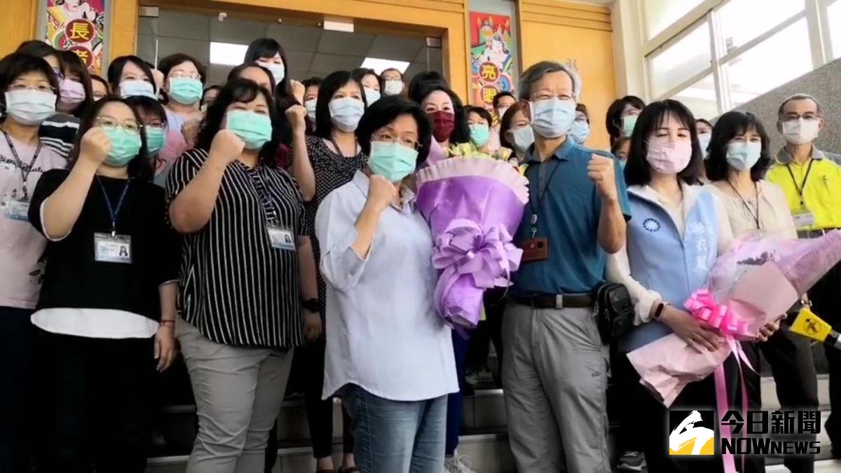 ▲彰化縣衛生局篩檢出無症狀病例，卻被政風調查，縣長王惠美並向陳時中部長喊話，「要調查、連我一起調查！」。（圖／記者陳雅芳攝，2020.08.19）