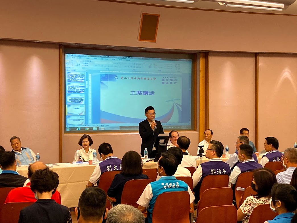 ▲江啟臣宣部成立數位黨部。（圖／記者李清貴攝,2020.08.19)