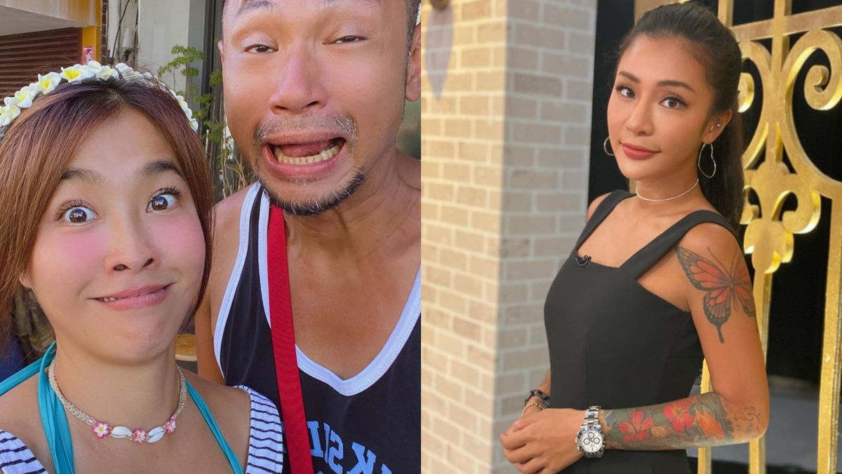 ▲金剛（左圖右）高調放閃小嫻，梁云菲（右圖）收回對前任的祝福。（圖／小嫻、梁云菲臉書）