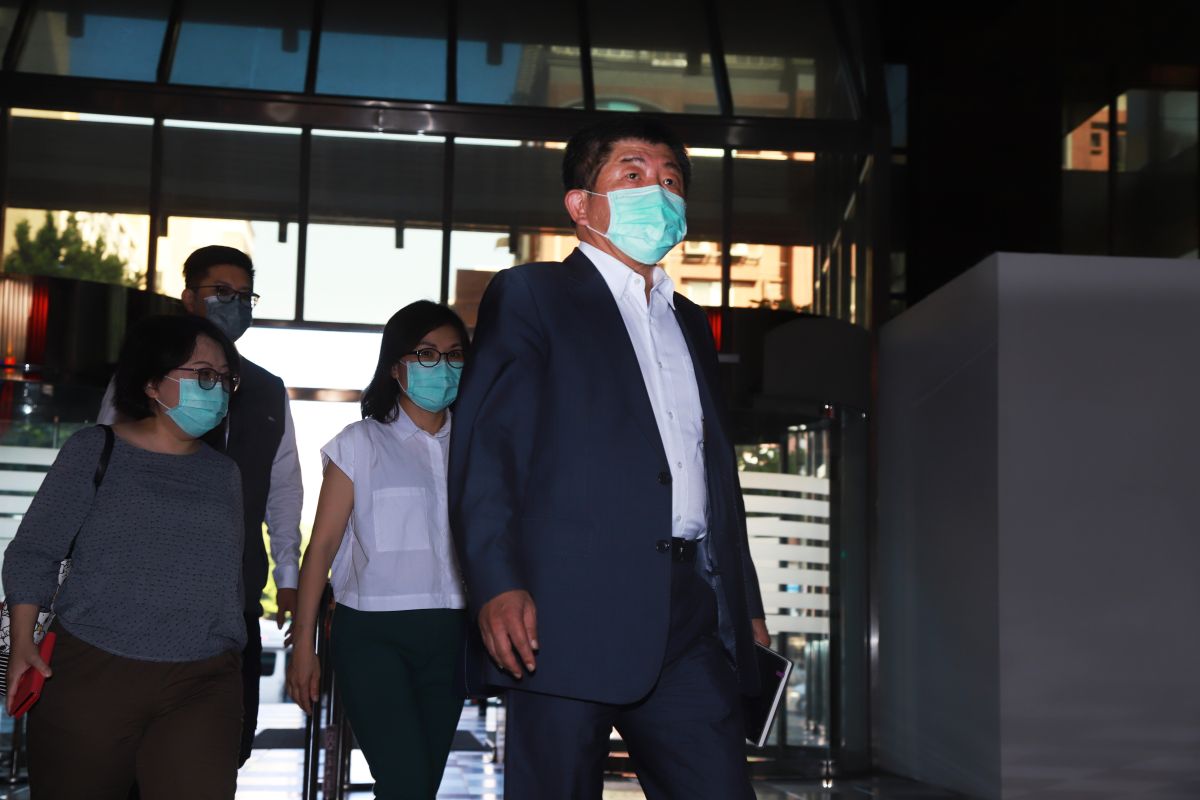 ▲中央流行疫情指揮中心指揮官陳時中，受邀參與廣播節目錄製。(圖／攝影記者葉政勳拍攝)