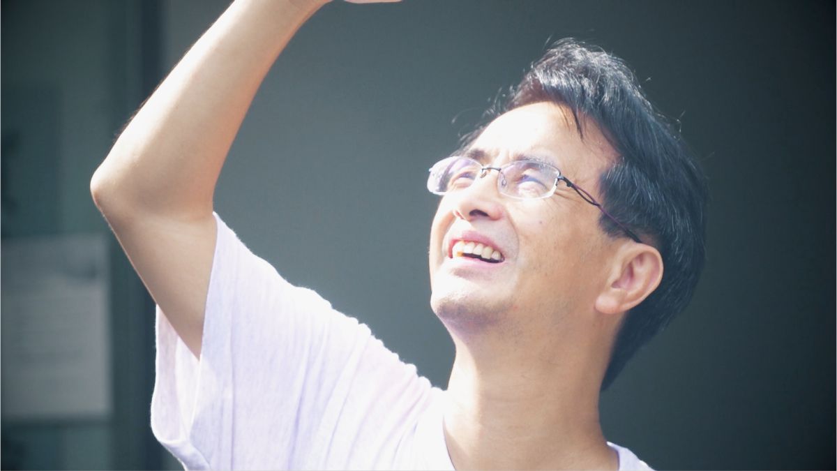 ▲交大機械系特聘教授吳宗信說，人類歷史上沒有一個大學團隊，能透過群眾集資研發火箭到一定技術的。（圖／記者詹皓帆攝）