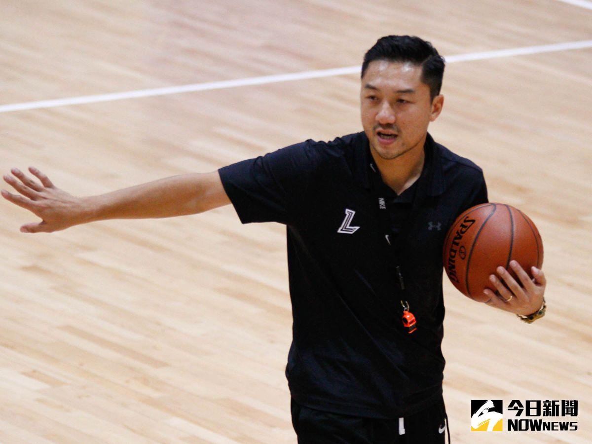 ▲「P.League+」新竹「攻城獅」主帥林冠綸。（圖／林建嘉攝 ,2020.08.20）