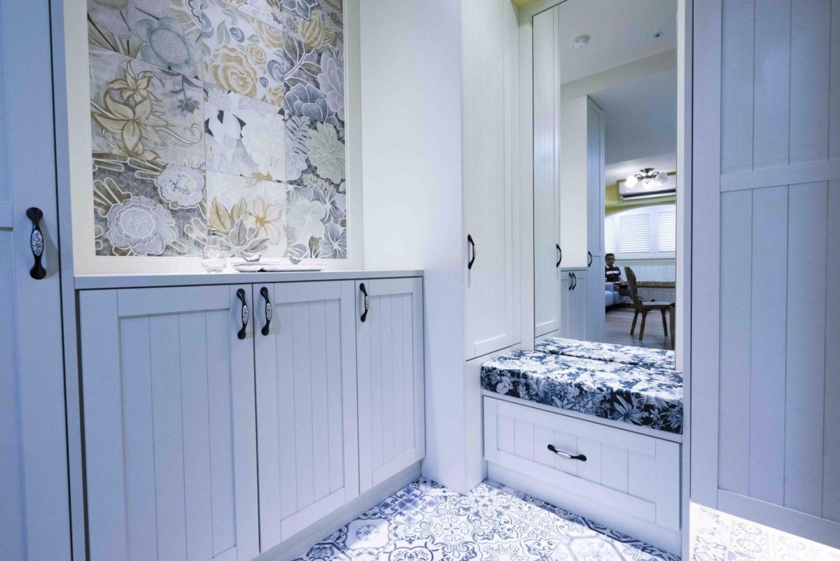 ▲若要容納全家人鞋子尺寸，鞋櫃深度應為38 ∼ 40公分。(圖／所羅門室內設計)