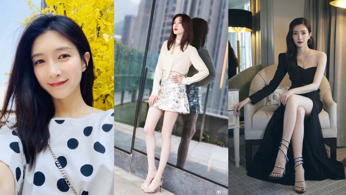 ▲江疏影雙腿纖細又筆直。（圖／江疏影微博）