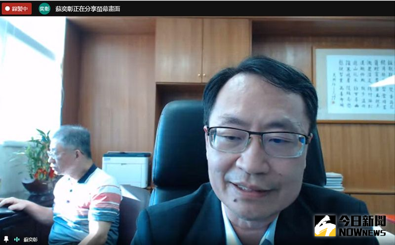 ▲衛福部國家中醫藥研究所蘇奕彰所長分享中醫對新冠肺炎療效機制研究。(圖/記者陳雅芳攝,2020.08.21)