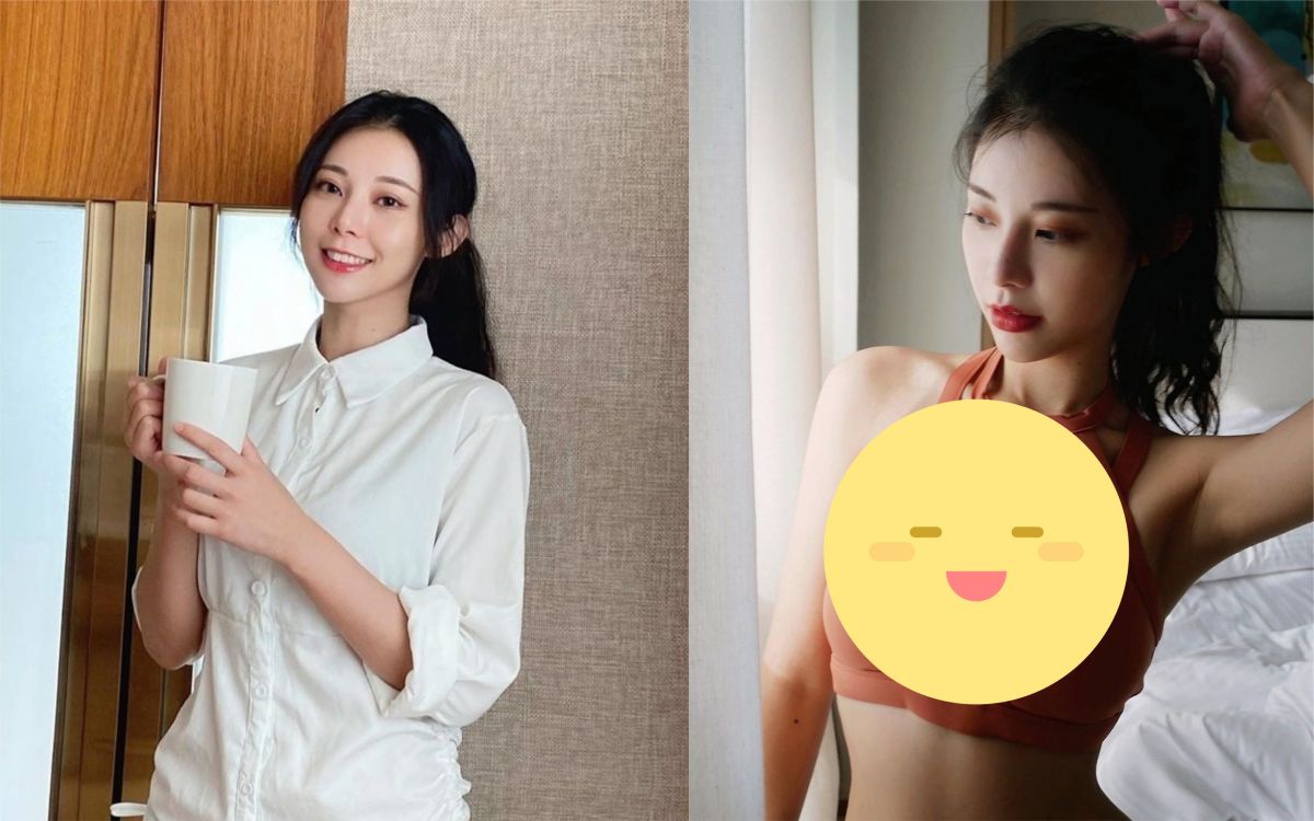 ▲張香香胸前缺了一大塊，自曝不生氣祕訣。（圖／張香香IG） 