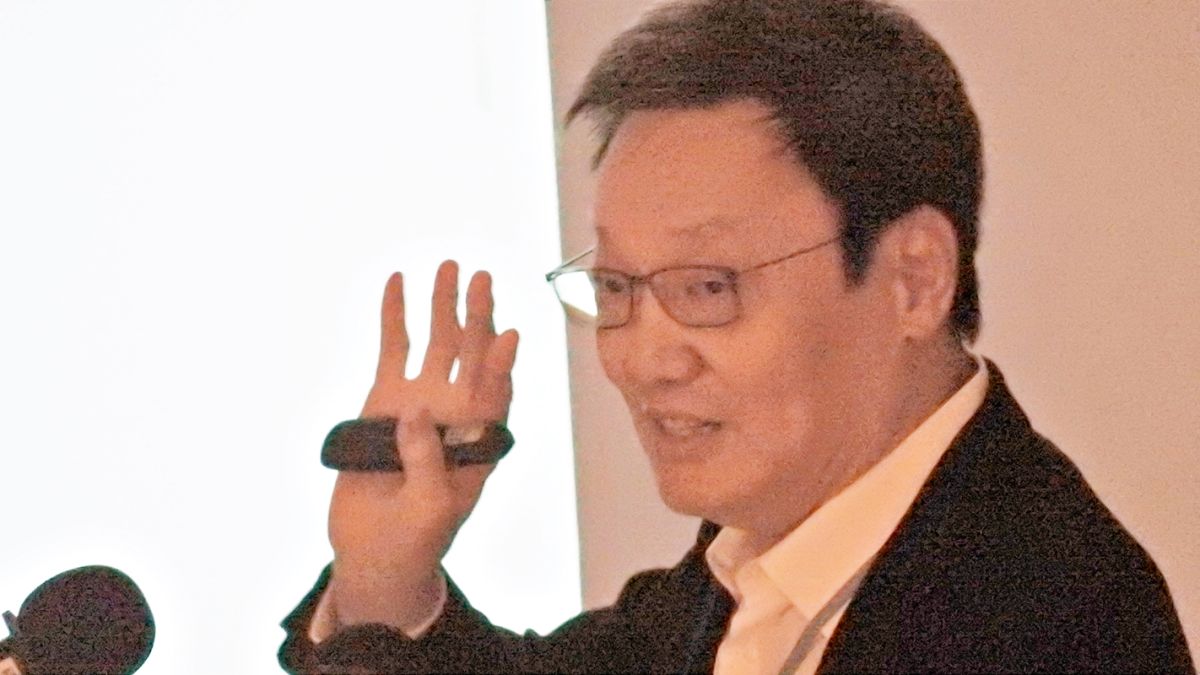 ▲前國安會祕書長蘇起22日出席「國家不安全研討會」時分析，如果中共犯台，美國總統川普不會來救台灣。（圖／記者陳弘志攝，2020.08.22）