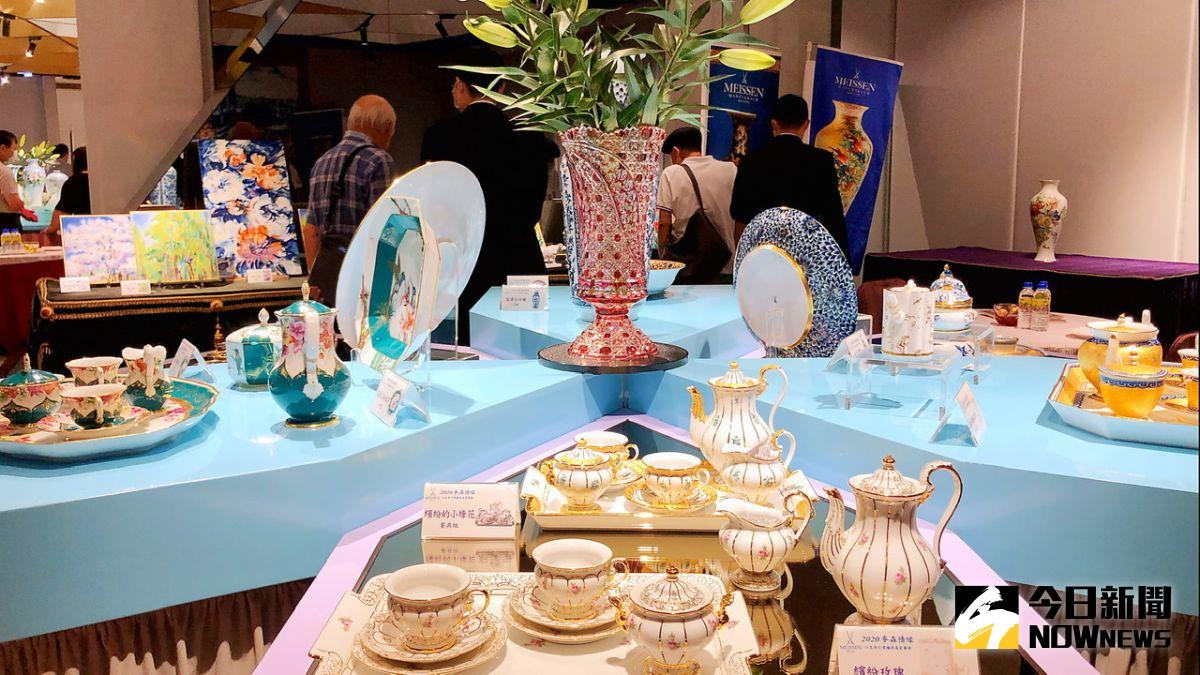 ▲瓷器不僅是餐具，在藝術大師的巧手下，也成為妝點居家的藝術擺飾品。（圖／記者陳美嘉攝，2020.08.21）