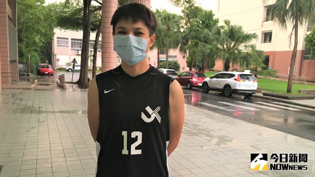 ▲旅外好手林仙芳因小感冒戴口罩出戰花蓮菁英盃，在疫情敏感時刻意外成關注。（圖／鍾東穎攝 ,2020.08.22）