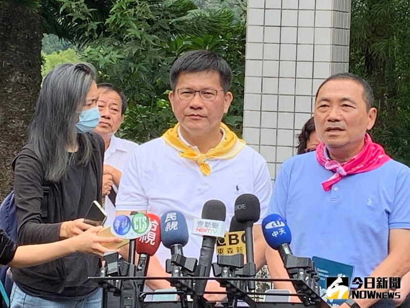 ▲林佳龍表示，交通部會成立一個平台與各縣市溝通協調北北基路網問題。(圖/記者康子仁攝)