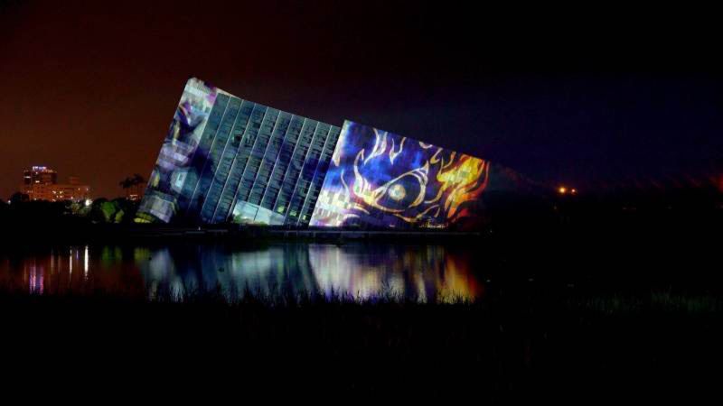 宜蘭夜經濟系列活動　光雕投影點亮蘭陽博物館

