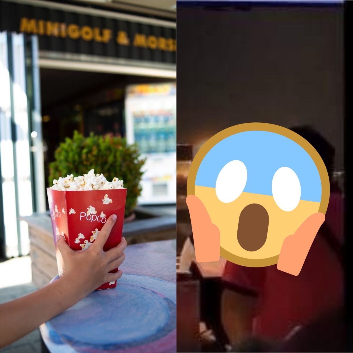 ▲高雄一間影城出現奧客，疑似因不滿排隊人多，嗆影城員工效率差。（示意圖／翻攝自《pexels》及《爆料公社》 ）