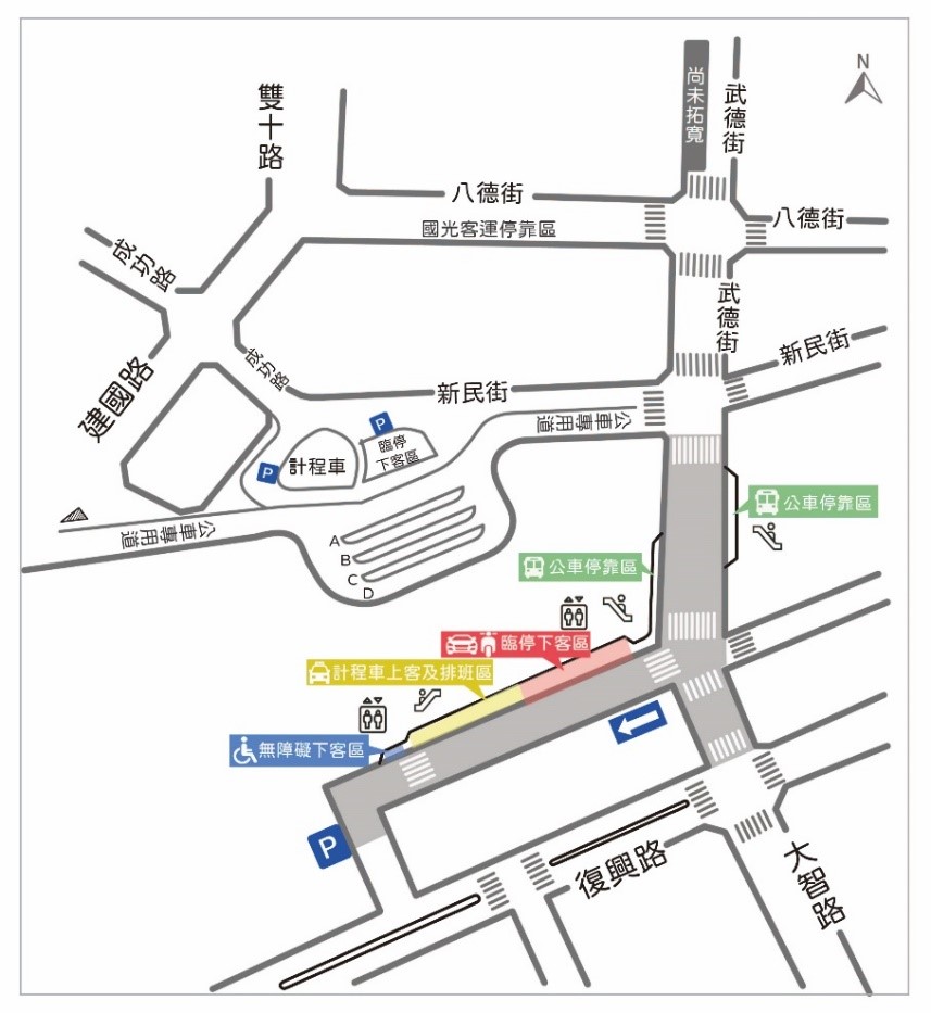 ▲大智路打通整體交通規劃示意圖(圖／交通局提供2020.8.24)