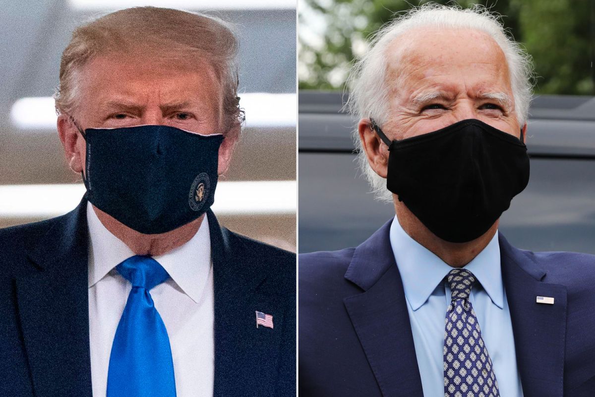 ▲川普今（2）日驚傳確診新冠肺炎（COVID-19），最新消息指出拜登也將於今日接受病毒篩檢。（圖／翻攝自People.com）