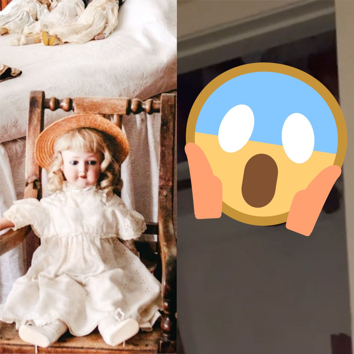 ▲美國一名保母驚見奇怪的木製娃娃，事後她將影片上傳至社群，引起網友的熱烈討論。（示意圖／翻攝自《pexels》 及《hollyarmstrong20抖音》）