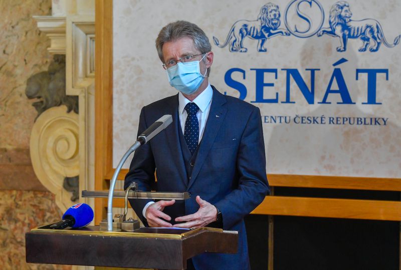 ▲捷克參議院議長韋德齊(Miloš Vystrčil)。(圖/達志影像/美聯社)