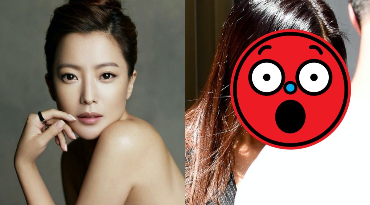 ▲「韓國第一美女」金喜善擠出雙下巴，完美形象破滅。（圖／翻攝fnnews）