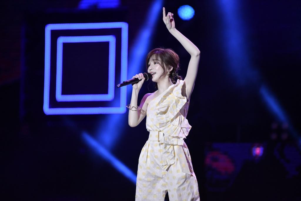 ▲王心凌在夏戀嘉年華開唱。（圖／胡俊彥提供）