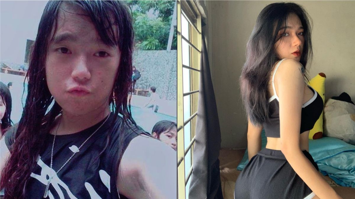 ▲為了追求更理想的自己，胡恩開始學習化妝和規律運動，最後竟成功蛻變，還意外找到人生的工作方向，過程十分勵志感人。（圖／翻攝自臉書）