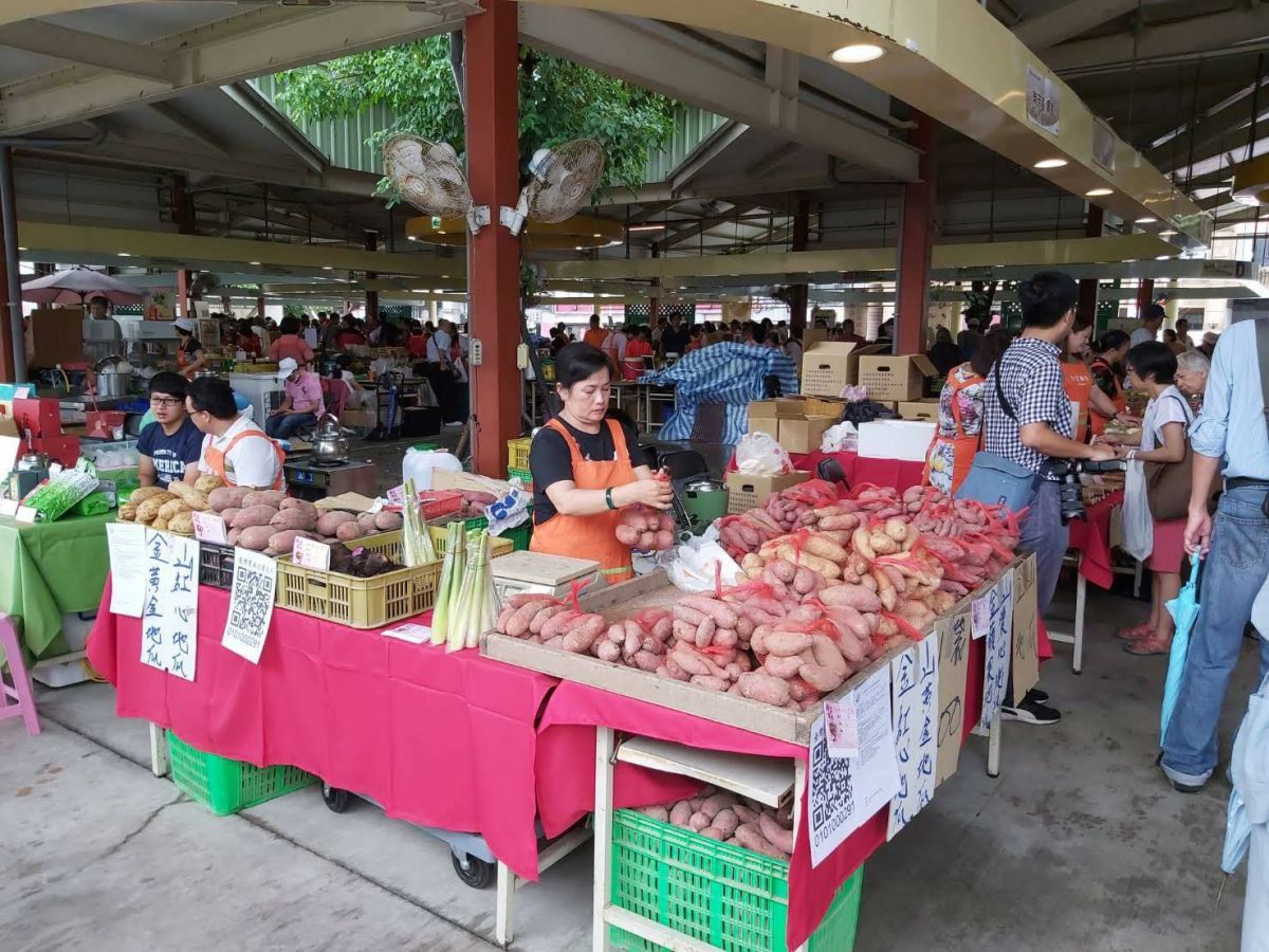 ▲27、28日於捷運府中站「板農活力超市廣場」，29、30日於捷運善導寺站「台北市希望廣場」將舉辦「新北健康三寶」甘藷消費地展售。（圖／新北市農業局提供）