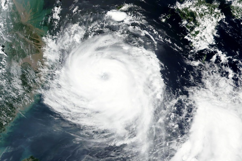 ▲今年第 8 號颱風「巴威」撲向朝鮮半島和中國東北。（圖／美聯社／達志影像）
