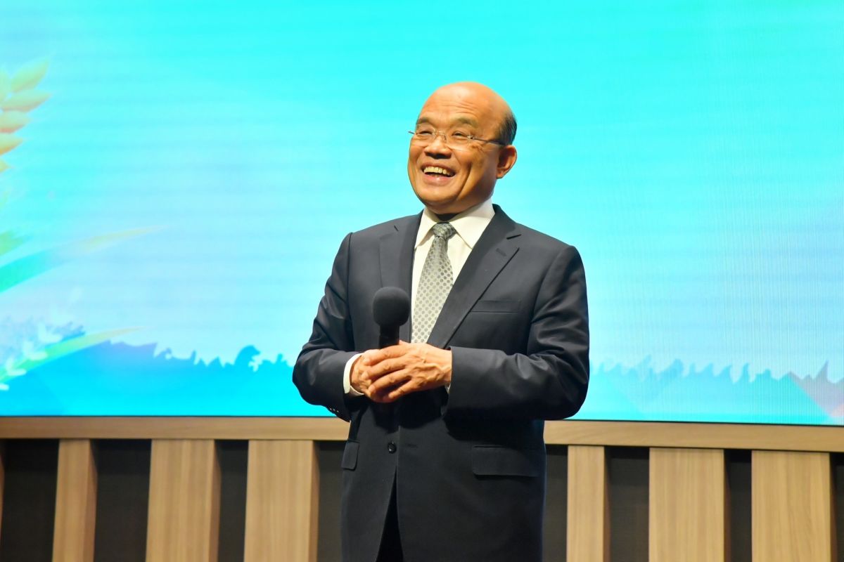 ▲對於彰銀案，行政院長蘇貞昌說，不會讓彰銀落到台新手上。（圖／行政院提供）