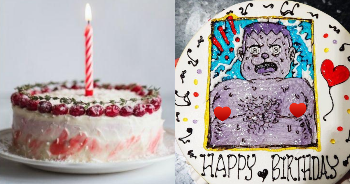 ▲客人訂蛋糕，希望看到「可愛卡通」的角色，結果成品讓大家全笑翻。（合成圖／翻攝自Unsplash，《爆怨公社》臉書）