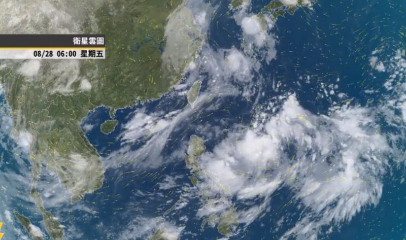 ▲氣象達人彭啟明指出，在菲律賓東方海面上的熱帶性低氣壓，最快29日生成，周一周二可能影響台灣海面。（圖／取自天氣風險公司）